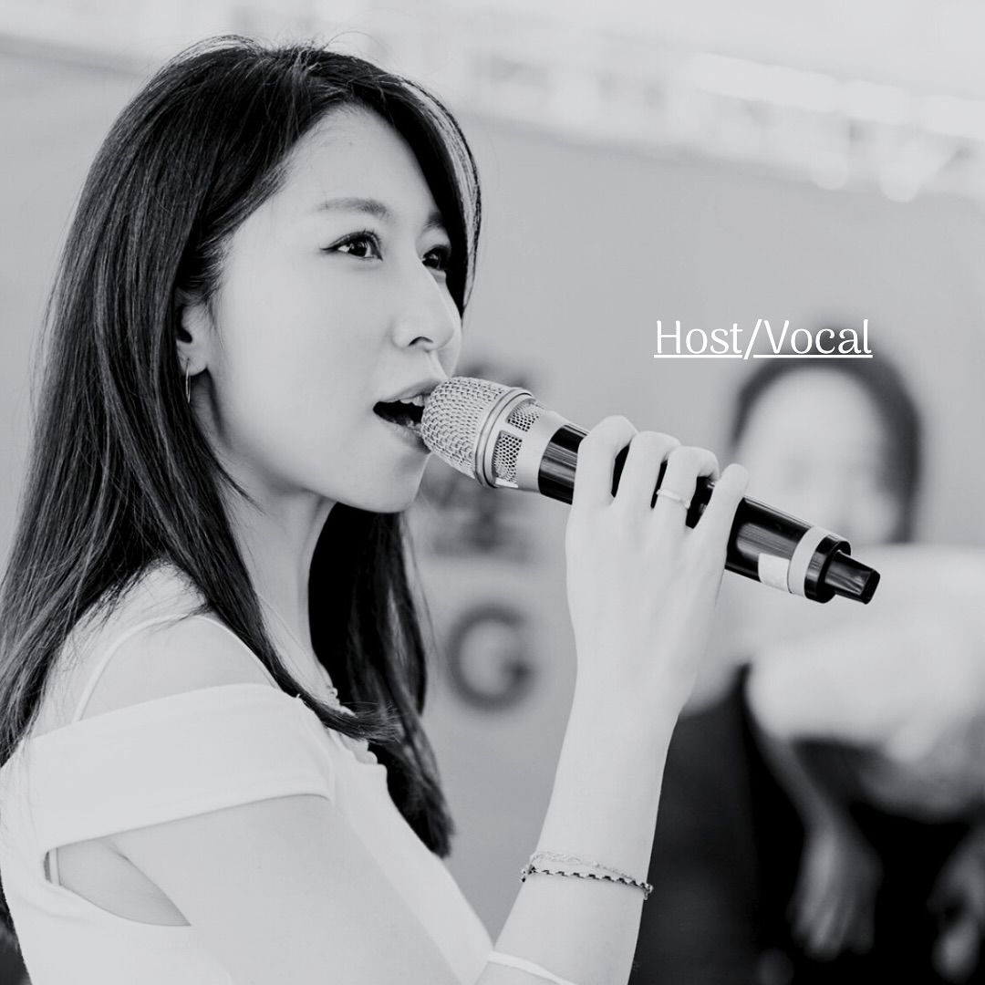 Cindy｜Voice and Vision 黑白演出肖像